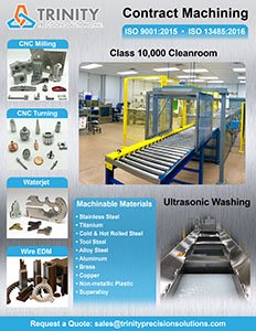 Trinity Precision Solutions Contract Machining Brochure
